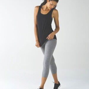 NWT Lululemon Wunder Under Crop III Legging Pants in Grey